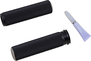 Fusion Knurled Grips Silver, 2, nordicamoto.ro