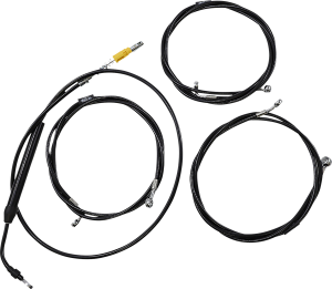 Standard Midnight Braided Handlebar Cable/brake Line Kit Black