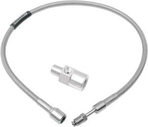 Oil Pressure Gauge Line Chrome, 1, nordicamoto.ro