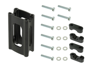 Sno-X Narrow style handlebar riser 6" incl steering clamp