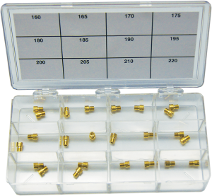 A-bax Engineering Main Jet Assortment For Keihin Cv Carburetor Brass