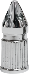 Spike Valve Stem Cap Chrome