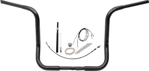 1-1/4(r) Ez Install Round Top Handlebar Kit Black, 2, nordicamoto.ro