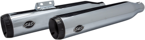 Grand National Race Slip-on Mufflers Black, 2, nordicamoto.ro
