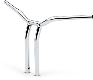 Kage Fighter Welded Bent-riser Handlebar Silver, 2, nordicamoto.ro