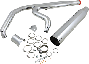 2:1 Outlaw Exhaust System Black, 3, nordicamoto.ro