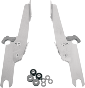 Fats/slim Windshield  Trigger-lock Complete Mount Kit Polished