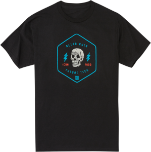 Tee Retro Skull Bk Sm Black