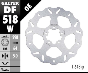 Wave® Brake Rotor Silver