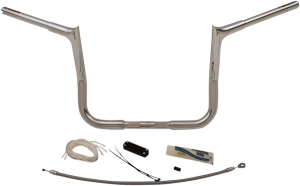 1-1/4(r) Ez Install Pointed Top Handlebar Kit Silver, 5, nordicamoto.ro