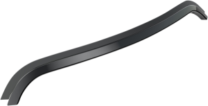 Center Windshield Trim Black, 2, nordicamoto.ro