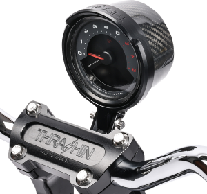Softail Gauge Relocation Kit Black, Anodized, 1, nordicamoto.ro