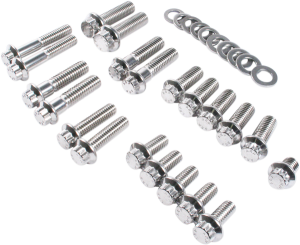 Dress Up Fastener Kit Silver, 1, nordicamoto.ro