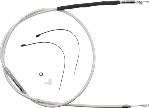High-efficiency Braided Sterling Chromite Ii® Clutch Cable Silver, 2, nordicamoto.ro