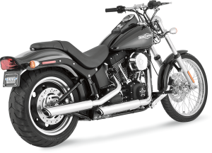 3(r) Round Twin Slash Slip-on Mufflers Black, 1, nordicamoto.ro