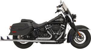 Fishtail True Dual Exhaust System Black