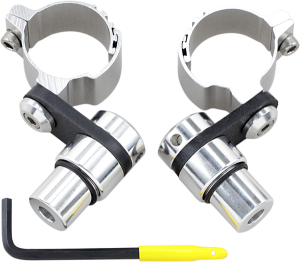 Turn Signal Relocation Hardware Kit Silver, 1, nordicamoto.ro