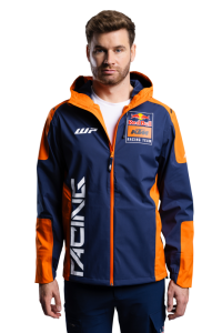 KTM Replica Team Hardshell narancssárga-tengerkék dzseki