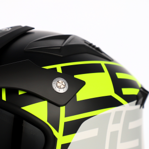 Acerbis Aria Sport Jet sisak, fekete/fluoreszkáló sárga, XS, 5, nordicamoto.ro