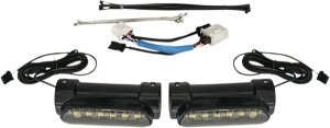 Dynamic Amber/white Engine Guard Leds Black
