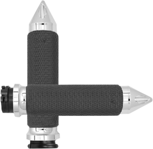 Vibration Dampening Memory Foam Grips Silver