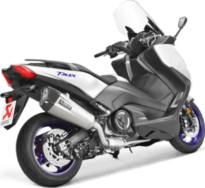 Racing Line Full Exhaust System Scooter Silver, Black, 3, nordicamoto.ro