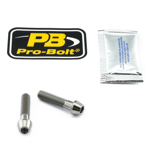 Titanium Clip-on / Handle Bar Mount Bolt Kit