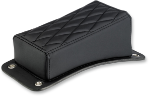 Harlot Pillion Pad Diamond Pattern Black Black