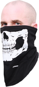 Stretch Skull Half-face Mask Black, 3, nordicamoto.ro