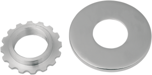 Steering Stem Bearing Adjusting Nut Chrome