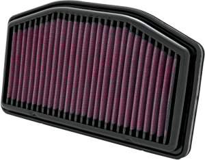Sportbike Race-spec High-flow Air Filter Black, Red