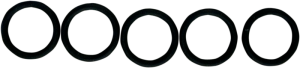 O-ring Lwr Checkvalve 5pk Black, 1, nordicamoto.ro