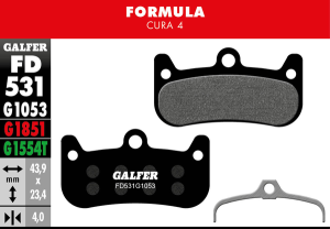 G1053 Standard Brake Pads, 1, nordicamoto.ro