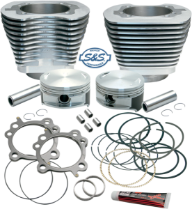 Replacement Cylinder & Piston For S&s 106(r) Stroker Kit Silver