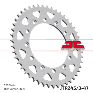 JT SPROCKETS hátsó lánckerék, természetes színű 