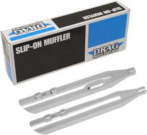 Slashdown Slip-on Mufflers Black, 1, nordicamoto.ro