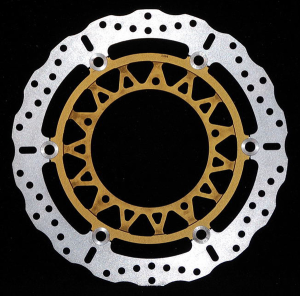 Contour X Series Brake Rotor Gold, Silver, Stainless Steel, 1, nordicamoto.ro