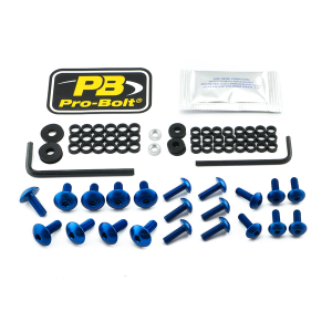 Fairing Bolt Kit For Kawasaki Blue