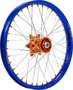 Wheel Assembly Elite Mx-en Front 1.60(r)x21(r) Aluminium Orange | Blue