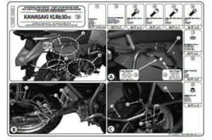 Kappa főváz a KAWASAKI KLR 650 '07–'15-ös modelljeihez