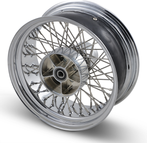 Wheel Assemblies Laced 60-spoke Rear Chrome Silver