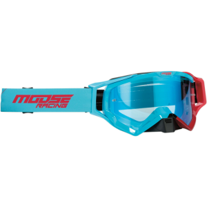 Moose Racing XCR Hatch kék/piros síszemüveg, nordicamoto.ro