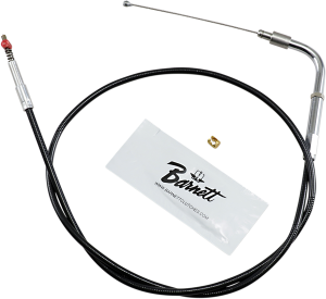 Black Vinyl Throttle/idle Cable Black Standard, 1, nordicamoto.ro