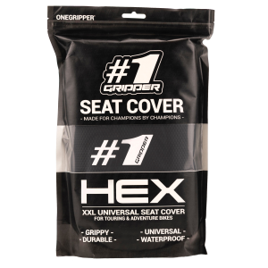 ONEGRIPPER HEX XXL univerzális motorkerékpár-ülésfedél, fekete, 4, nordicamoto.ro