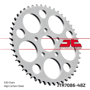 JT SPROCKETS hátsó lánckerék, természetes színű 