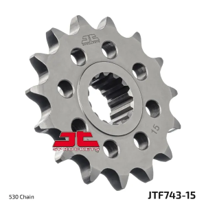 JT SPROCKETS Első lánckerék, természetes színű , nordicamoto.ro