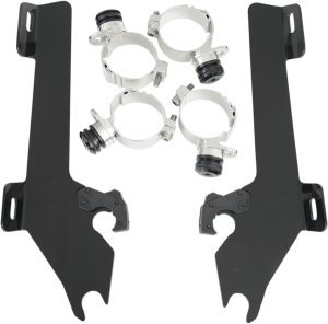 Fats/slim Windshield Trigger-lock Complete Mount Kit Black, 1, nordicamoto.ro