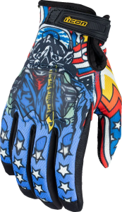 Manusi Icon Hooligan Flyboy Ce Blue S, 1, nordicamoto.ro