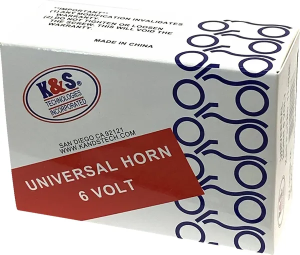 Claxon univerzális, fekete, 2, nordicamoto.ro