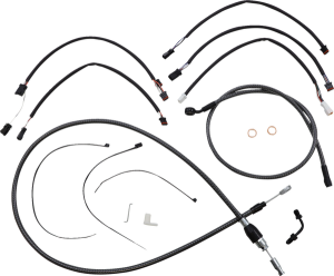 Karbonfibr Designer Handlebar Installation Kit Silver